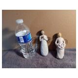 Two WillowTree Figurines - Angel of Spring & a