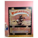 Winchester Firearms Ammunition Metal Sign