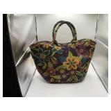 Longaberger Floral Bluss Insulated Tote Bag New