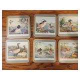 Vintage  Pimpernel Cork Backed 4x4" Waterfowl