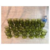 Vintage Indiana Glass Kings Crown Wine Glasses,