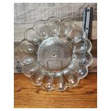 Indiana Glass "Hobnail" deviled egg tray. VGC