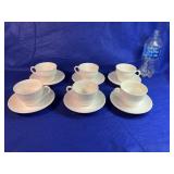 Bone China Tea Cups & Saucers Made In England