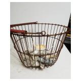 Oyster Basket With Shells
