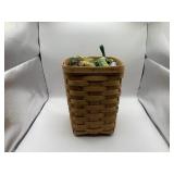 Longaberger Medium Spoon Basket With Liner And