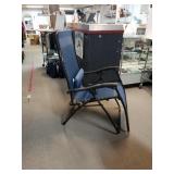Blue Folding Lounge Chair