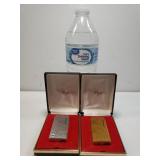 Vintage Pair Of New Evans Lighters