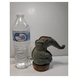Vintage Tin Elephant Coin Bank - Missing Bottom