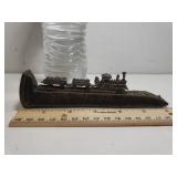Railroad Spike With Miniature Train