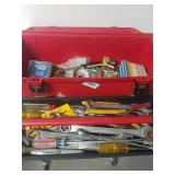 Tool Box With Assorted Tools