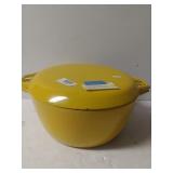 Vintage Clock Denmark Cast Iron Enameled Dutch