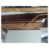 Antique Wooden Sled With Iron Runners