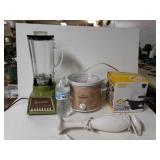 Vintage Waring Blender, Egg Cooker, Rival Crock