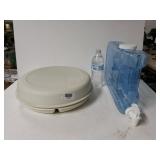 Tupperware Chip And Dip Container And Water