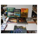 Assorted Books On Trains, Automobiles Music,