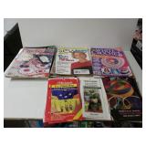 Assorted Craft Magazines And Project Sheets