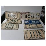 Maryland License Plates