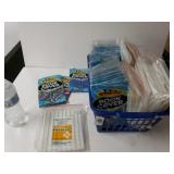 Huge Lot Of Assorted Fabric Book Covers And Cross