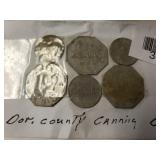 Dorchester County Canning Tokens