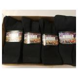 12 Pair Mens Winner Crew Socks Size 10-13 New