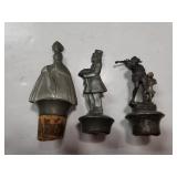 (3) Antique Bottle Stoppers