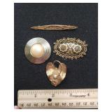 Vintage Pin Brooch Lot