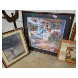 Waterside Picture, Boy Fishing Picture By Artist