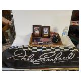 Dale Earnhardt Flag, Plaque Pictures And Cards