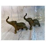 Metal Elephant Salt & Pepper Shakers