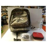 Military Issued Backpack, First Aid Kit And