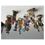 Assorted Clown Figurines