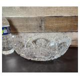 ABC American Brilliant Cut large console bowl. 2