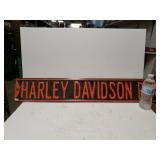 HARLEY DAVIDSON RD. Metal Road Sign