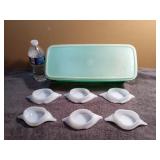 Vintage Tupperware Jadeite Green Easy Crisp