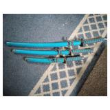 Set of 3 Katana Samurai Swords with Cases