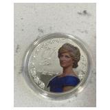 Princess Dianna Silver Proof Commemorative Token