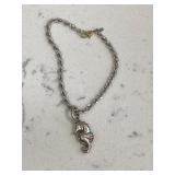 Vintage Seahorse Bracelet Silver Tone