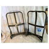 Two Vintage Military Gas Tank Holders