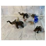 Collection of Elephant Figurines