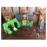 Fisher Price Imaginex Castle, Ogre & action