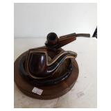 Vintage Tobacco Pipe Stand