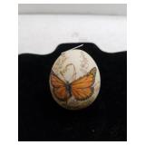 Vintage Stoneware Egg Paperweight
