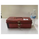 Vintage Metal Toolbox With Contents