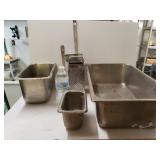 Steam Pan And Ladles And Grader