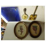 Embroidered Pictures, Vintage Hand Mirrors,