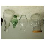 Glass Vases, Jar With Top