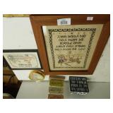 Hand Sewn Religious Pictures,  Women Inspired