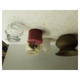 Copper Like Spittoon, Candles & More