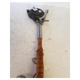 Skeet Thrower With Clay Target