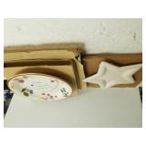 Longaberger Berry Serving Plate, Ivory Woven